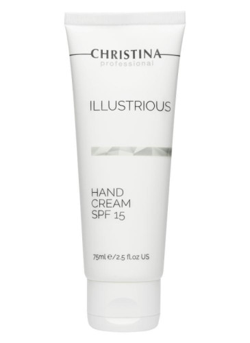 CHRISTINA Illustrious Hand Cream SPF 15 - Захисний крем для рук SPF 15 75 мл