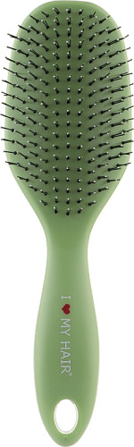 I Love My Hair "Spider"- Щетка для волос глянцевая Зеленая L 1502