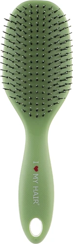 I Love My Hair "Spider"- Щітка для волосся  глянцева Зелена L 1502