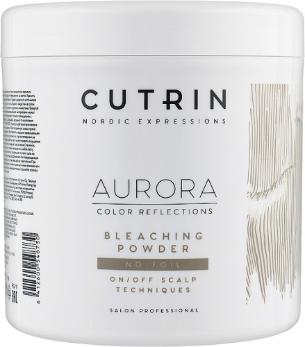 Cutrin Aurora Bleaching Powder No Foil - Пудра для знебарвлення без пилу 500 г