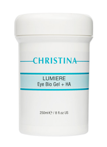 CHRISTINA Eye & Neck Bio gel + HA - Lumiere - Гель "Луміре" догляду за шкірою навколо очей і шиї 250 мл