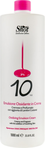 Shot Scented Oxi Emulsion Cream - М'який проявник 1000 мл 10 vol (3%)