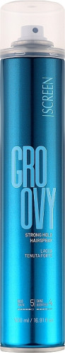 Screen Groovy Strong Hold Hair Spray Лак для волосся сильної фіксації 500 мл