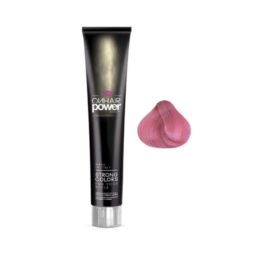 Shot On Hair Power Color - Крем-фарба для волосся 100 мл Рожевий