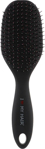 I Love My Hair "Spider"- Щітка для волосся глянцева Чорна L 1502