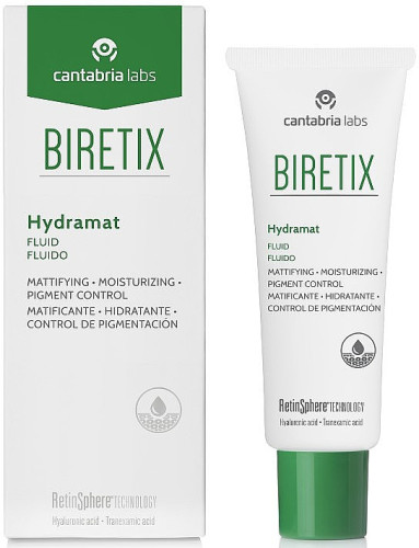 Cantabria Labs Biretix Hydramat Fluid - Денний зволожувальний і матуючий флюїд 50 мл