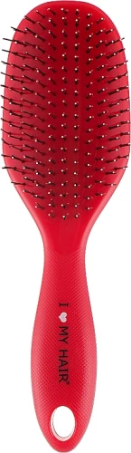I Love My Hair "Spider"- Щітка для волосся  глянцева Червона L 1502
