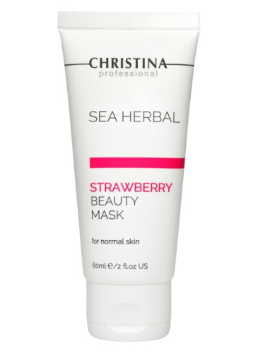 CHRISTINA Sea Herbal Beauty Mask Strawberry - Клубничная маска красоты для нормальной кожи 60 мл