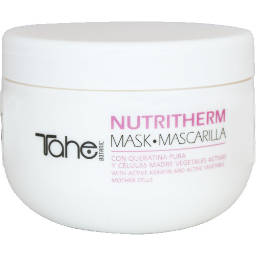 Tahe Botanic Nutri-Therm Mask - Маска с кератином и активными стволовыми клетками растений 300 мл