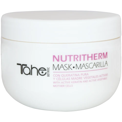 Tahe Botanic Nutri-Therm Mask - Маска з кератином і активними стовбуровими клітинами рослин 300 мл