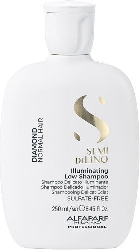 Alfaparf Semi Di Lino Diamond Illuminating Low Shampoo - Шампунь для волосся з діамантовим блиском 250 мл