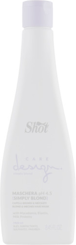 Shot Care Design Blond And Maches Hair Mask - Маска для осветленных и мелированных волос 250 мл