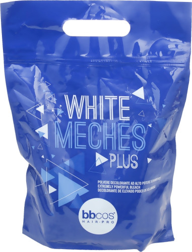 BBcos White Meches Plus Bleaching Powder - Освітлювальна пудра, пакет 500 г