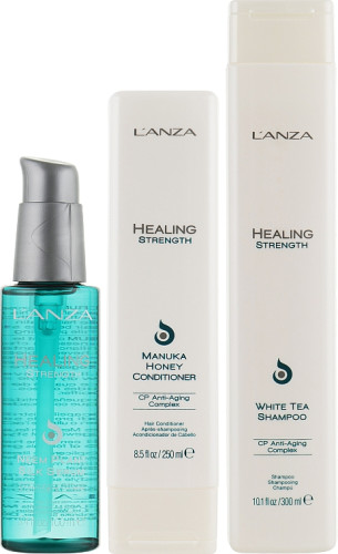 L'anza Strength Holiday Trio Box - Набор для укрепления волос 91244A\91228A