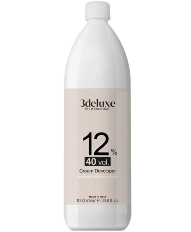 Купити 3DELUXE Cream developer Окислювач 12% 1000 мл Артикул: 000007612 Фото повноекранне №1
