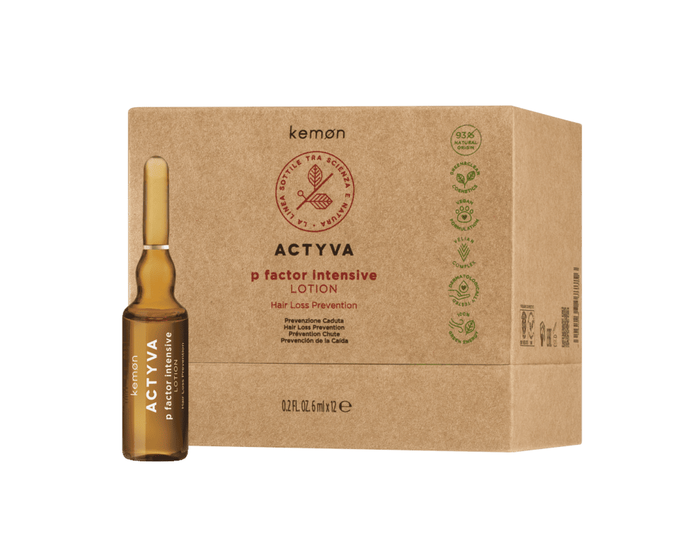 Купить Kemon Actyva P Factor Intensive Lotion - Лосьон от выпадения волос  12 x 6 мл Артикул: 000016487 Фото на весь экран №1