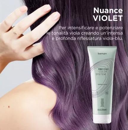 Купити Kemon Yo Color System Yo Cond - Тонуюча маска для волосся Violet- Фіолетовий Артикул: 000015714 Фото повноекранне №1