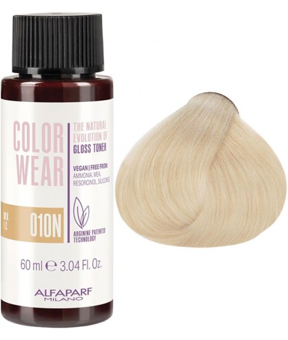 Купить Alfaparf Color Wear Liquid - Тонирующая жидкая краска 60 мл 010N - Светлый натуральный блондин Артикул: 000013719 Фото на весь экран №1