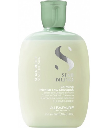 Купити Alfaparf Semi Di Lino Scalp Relief Calming Micellar Low Shampoo Шампунь для волосся Комфорт 250 мл Артикул: 000013853 Фото повноекранне №1
