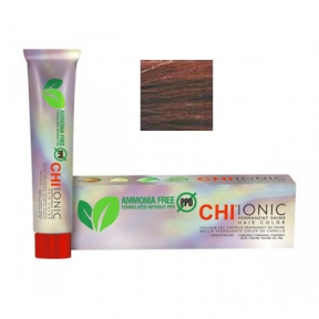 Купить CHI Ionic Permanent Shine Hair Color - Безаммиачная краска 90 мл 6RB - Красный светлый шатен Артикул: 000007029 Фото на весь экран №1