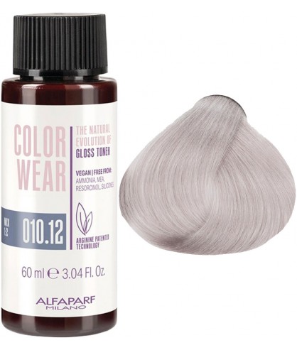 Купить Alfaparf Color Wear Liquid - Тонирующая жидкая краска 60 мл 010.12 - Светлый пепельно-фиолетовый блондин Артикул: 000013784 Фото на весь экран №1