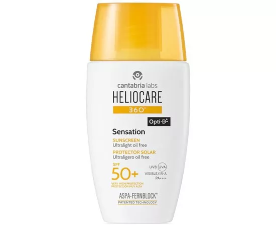 Купити Cantabria Heliocare 360 Sensation SPF50 - Ультралегка сонцезахисна емульсія 50 мл Артикул: 000017044 Фото повноекранне №1