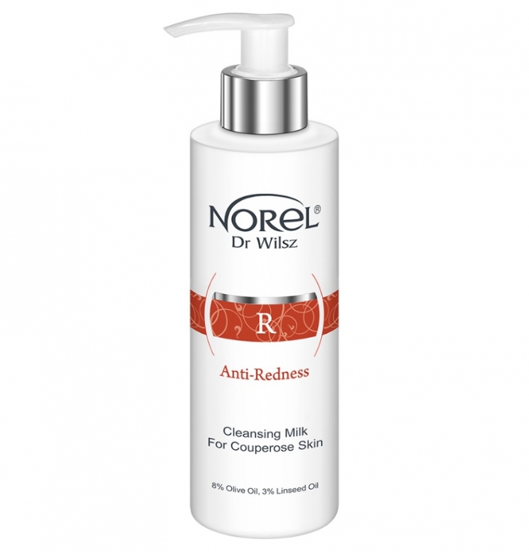 Купити Norel Anti-Redness Cleansing Milk For Couperose Skin - Очищувальне молочко для куперозної шкіри  200 мл Артикул: 000014122 Фото повноекранне №1