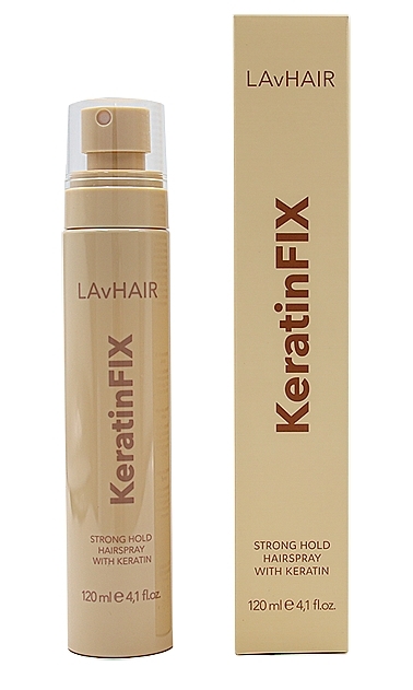 Купити LAvHAiR KeratinFIX - Лак для волосся сильної фіксації з кератином 120 мл Артикул: 000016015 Фото повноекранне №1