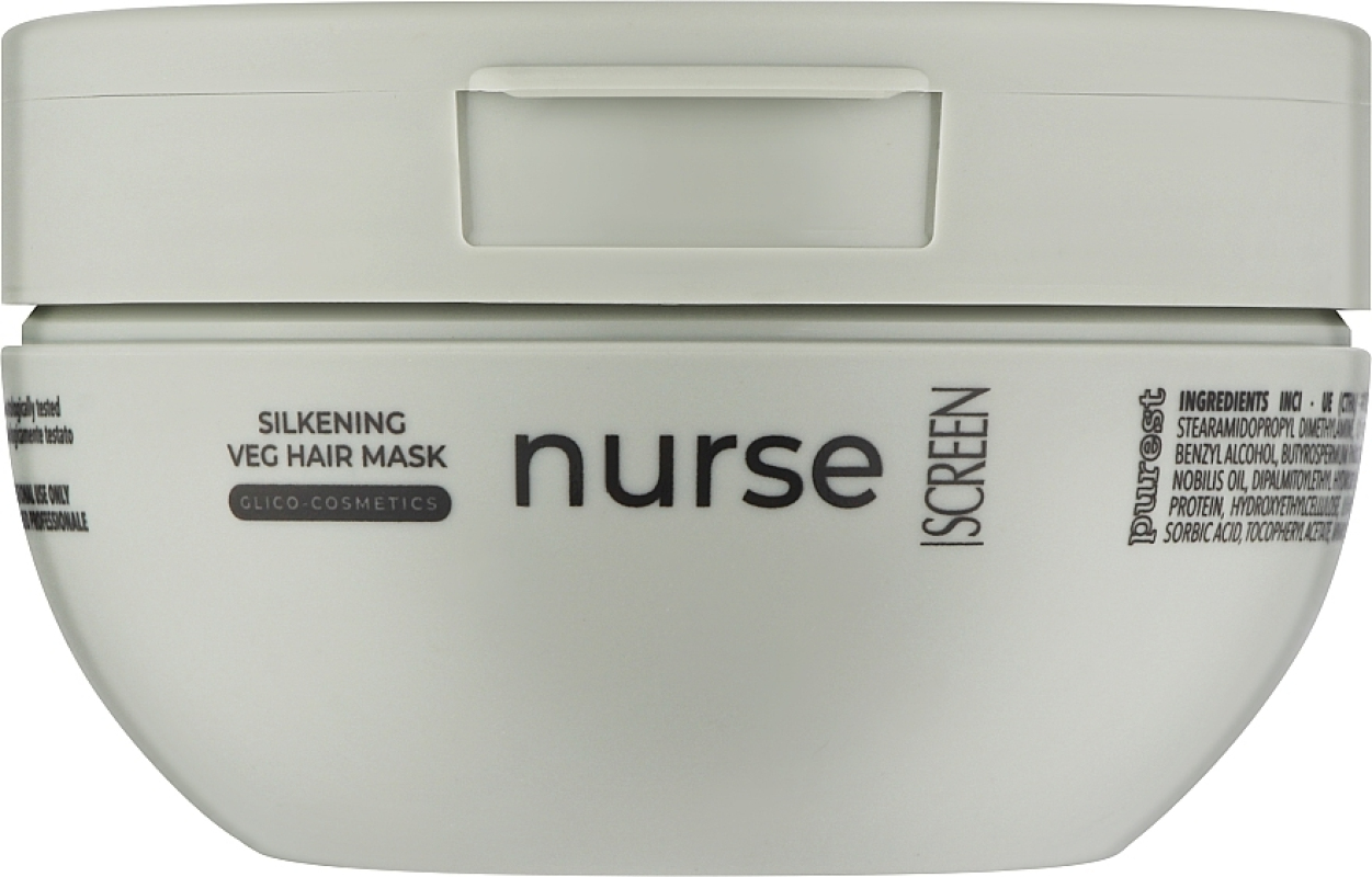 Купити Screen Purest Nurse Silkening Veg Hair Mask Інтенсивна маска для шовковистості волосся 200 мл Артикул: 000015529 Фото повноекранне №1