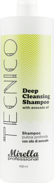 Купити Mirella Professional Tecnico Deep Cleansing Shampoo - Шампунь для глибокого очищення 1000 мл Артикул: 000015270 Фото повноекранне №2