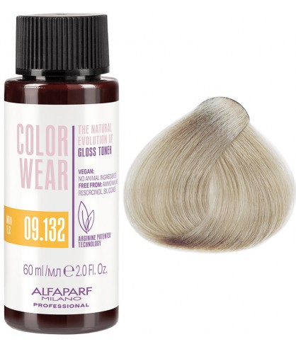 Купити Alfaparf Color Wear Liquid Тонуюча рідка фарба 09.132 Дуже світлий блондин попелястий золотистий фіолетовий Артикул: 000013714 Фото повноекранне №1