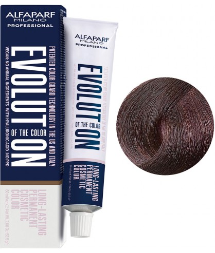Купити Alfaparf Evolution Of The Color - Стійка фарба для волосся 5.53 Світлий шатен махагон золотистий Артикул: 000013630 Фото повноекранне №1
