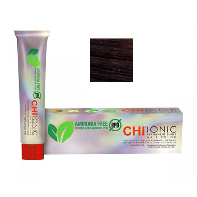 Купити CHI Ionic Permanent Shine Hair Color - Безаміачна фарба 90 мл 50-4W - Темний натуральний теплий шатен Артикул: 000012906 Фото повноекранне №1