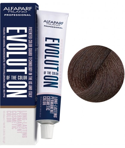 Купити Alfaparf Evolution Of The Color - Стійка фарба для волосся 5.35 Світлий шатен золотистий махагон Артикул: 000013937 Фото повноекранне №1