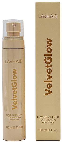 Купити LAvHAiR VelvetGlow - Незмивна олія-флюїд у вигляді спрею для інтенсивного догляду за волоссям 120 мл Артикул: 000016012 Фото повноекранне №1