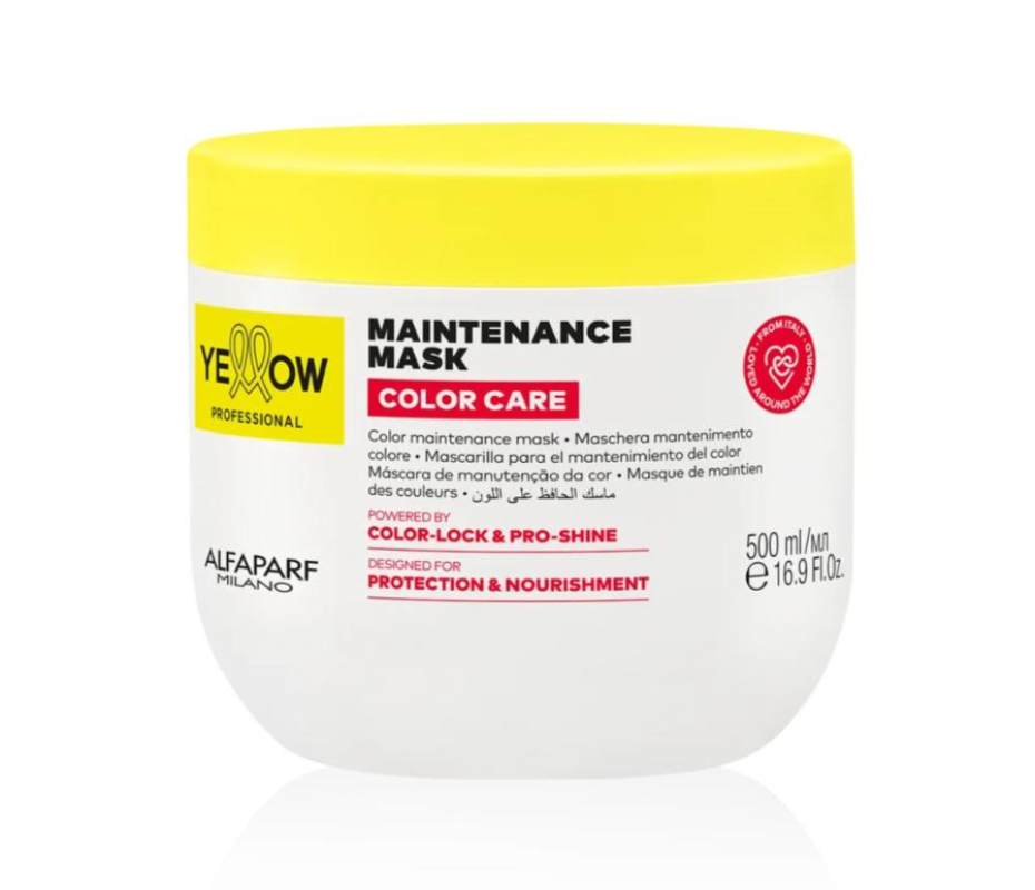 Купити Yellow Color Care Mask - Маска для захисту кольору волосся 500 мл Артикул: 000008430 Фото повноекранне №1