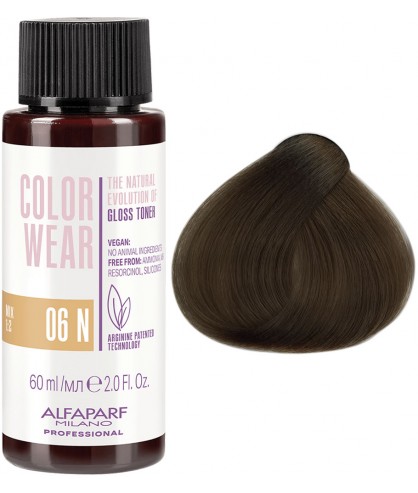 Купити Alfaparf Color Wear Liquid Тонуюча рідка фарба 06 Темний натуральний блондин Артикул: 000014749 Фото повноекранне №1