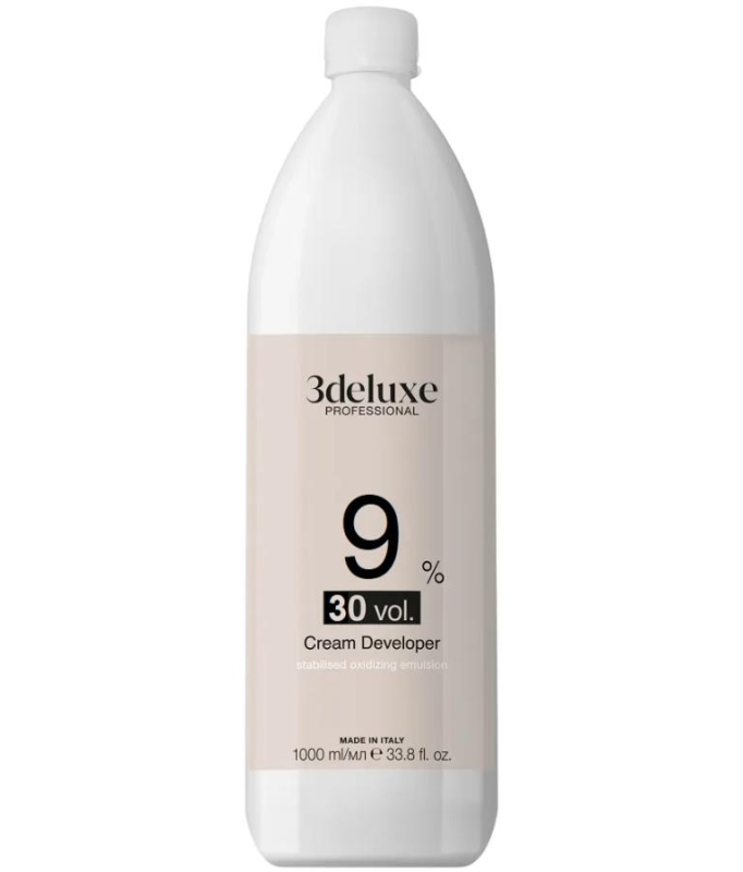 Купити 3Deluxe Professional Cream developer  Окислювач 9% 1000 мл Артикул: 000007611 Фото повноекранне №1