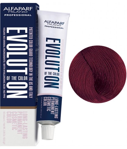 Купити Alfaparf Evolution Of The Color - Стійка фарба для волосся 5.66I Світлий шатен інтенсивний червоний Артикул: 000014068 Фото повноекранне №1