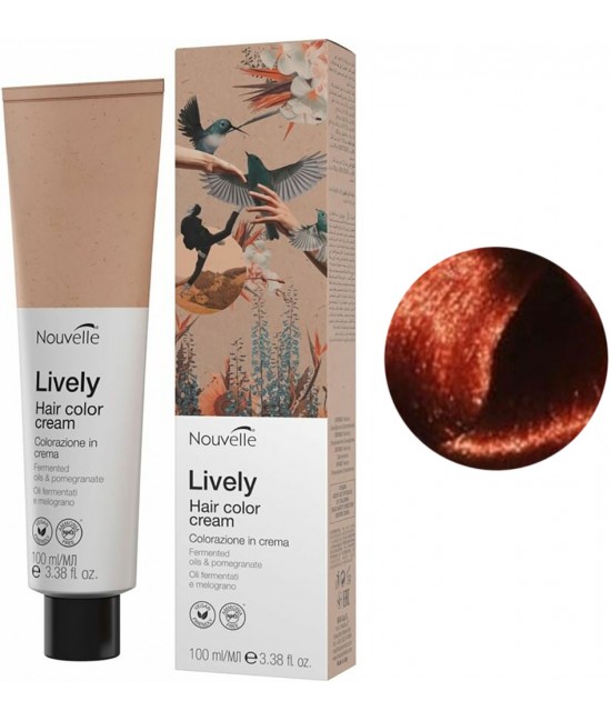 Купити Nouvelle LIVELY Hair Color Крем-фарба для волосся без аміаку 8.44 Світлий блондин мідний інтенсивний Артикул: 000015457 Фото повноекранне №1