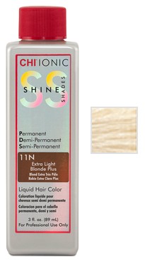Купити CHI Ionic Shine Shades Liquid Color - Безаміачна фарба 89 мл 11N - Дуже світлий натуральний блонд плюс Артикул: 000006982 Фото повноекранне №1