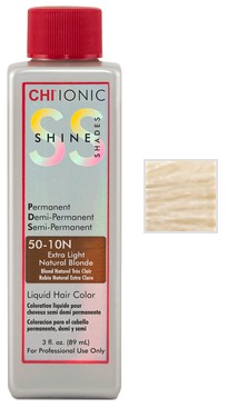 Купити CHI Ionic Shine Shades Liquid Color - Безаміачна фарба 89 мл 50-10N - Дуже світлий натуральний блондин Артикул: 000006934 Фото повноекранне №1