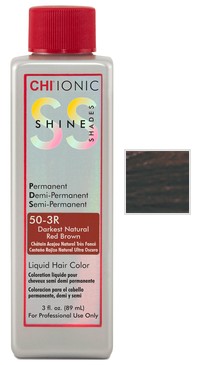 Купити CHI Ionic Shine Shades Liquid Color - Безаміачна фарба 89 мл 50-3R - Дуже темний шатен Артикул: 000006935 Фото повноекранне №1