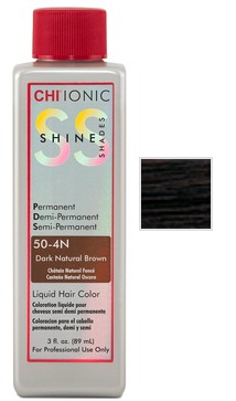 Купити CHI Ionic Shine Shades Liquid Color - Безаміачна фарба 89 мл 50-4N - Темний натуральний шатен Артикул: 000006936 Фото повноекранне №1