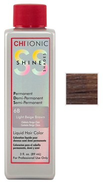 Купити CHI Ionic Shine Shades Liquid Color - Безаміачна фарба 89 мл 6B - Бежевий світлий шатен Артикул: 000006950 Фото повноекранне №1