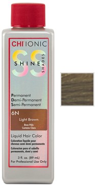 Купити CHI Ionic Shine Shades Liquid Color - Безаміачна фарба 89 мл 6N - Світлий шатен Артикул: 000006954 Фото повноекранне №1