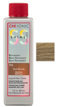 Купити CHI Ionic Shine Shades Liquid Color - Безаміачна фарба 89 мл 7N - Темний блонд Артикул: 000006960 Фото повноекранне №1