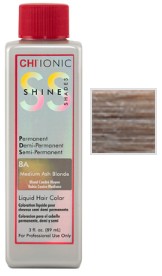 Купити CHI Ionic Shine Shades Liquid Color - Безаміачна фарба 89 мл 8A - Попелястий блонд Артикул: 000006962 Фото повноекранне №1