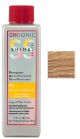 Купити CHI Ionic Shine Shades Liquid Color - Безаміачна фарба 89 мл 8G - Золотий блонд Артикул: 000006967 Фото повноекранне №1