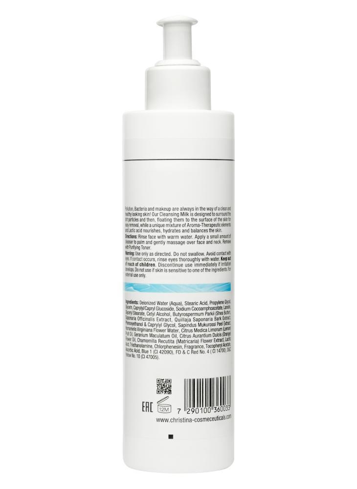 Купити CHRISTINA Cleansing Milk for normal skin - Очищаюче молочко для нормальної шкіри 300 мл Артикул: 000001569 Фото повноекранне №4